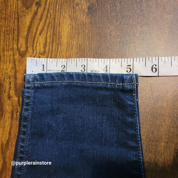 Madewell Jeans Size 32 Skinny 10" High Riser Tummy Control Hayes Wash F4684 - Picture 11 of 12